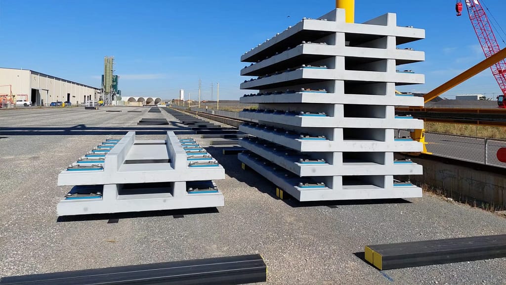 Precast Concrete Storage on Site in Alberta: Dunnage, Stacking and the Ground Under It 1 Precast Concrete Storage on Site in Alberta