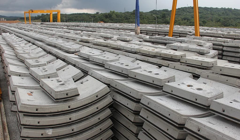 Precision-manufactured precast concrete ready for large-scale infrastructure projects