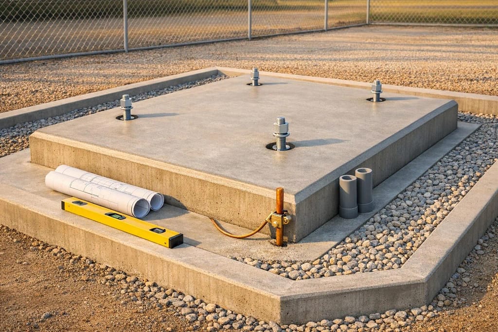Precast Concrete Transformer Pads in Alberta: Clearances, Openings, Grounding and Lead Time 1 Concrete Transformer Pads