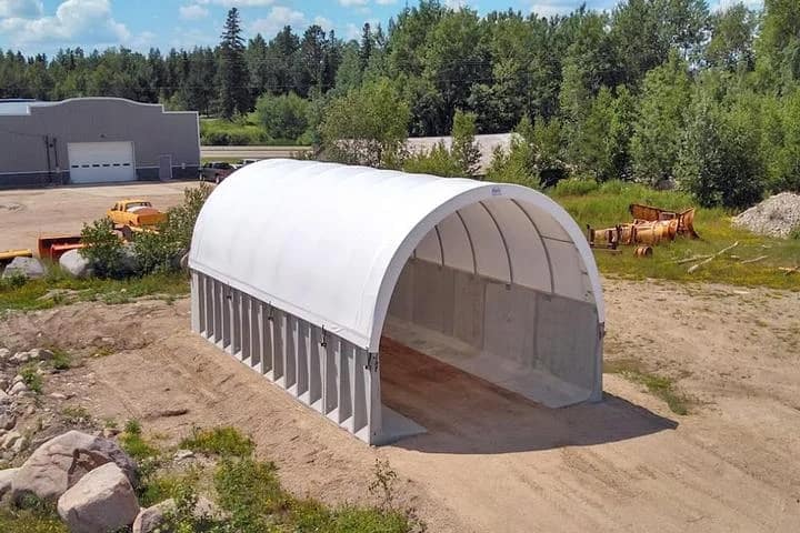 Precast Concrete Salt Storage Buildings in Alberta: Capacity, Walls, Pad and Lead Time 1 Precast Concrete Salt Storage Buildings
